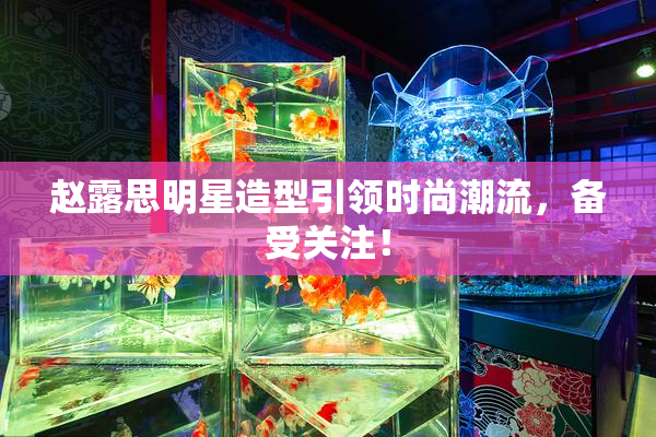 赵露思明星造型引领时尚潮流，备受关注！