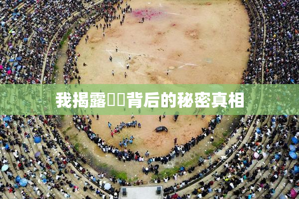 我揭露妺妺背后的秘密真相
