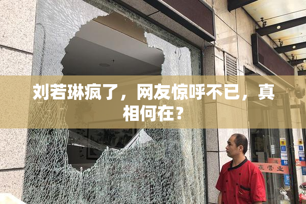 刘若琳疯了，网友惊呼不已，真相何在？