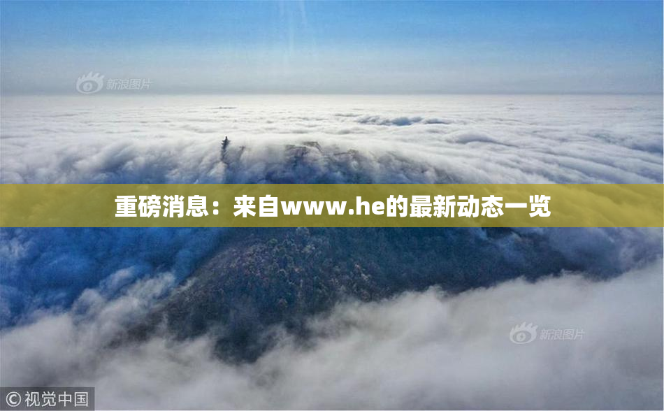 重磅消息：来自www.he的最新动态一览