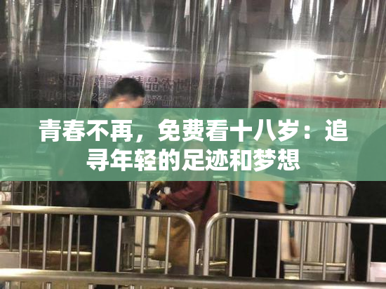 青春不再，免费看十八岁：追寻年轻的足迹和梦想