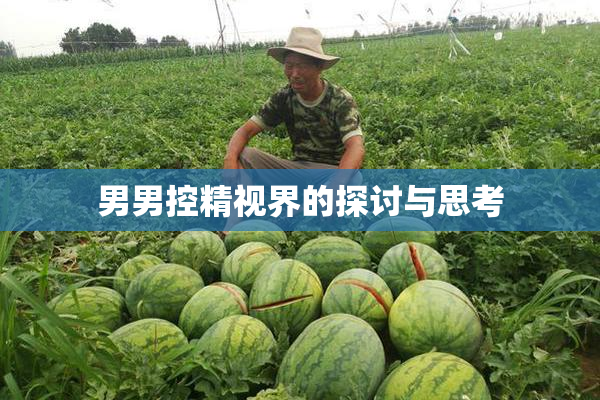 男男控精视界的探讨与思考