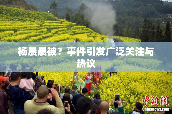 杨晨晨被？事件引发广泛关注与热议