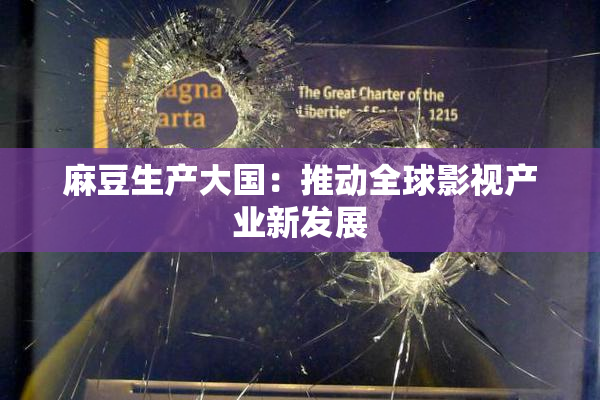 麻豆生产大国：推动全球影视产业新发展