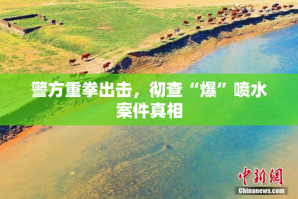 警方重拳出击，彻查“爆”喷水案件真相
