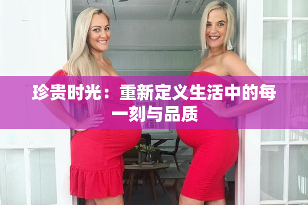 珍贵时光：重新定义生活中的每一刻与品质