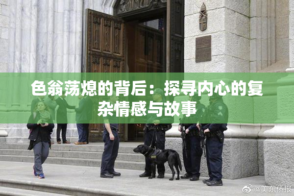 色翁荡熄的背后：探寻内心的复杂情感与故事