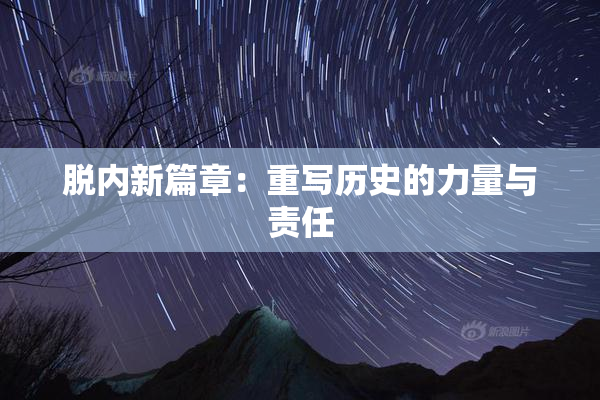 脱内新篇章：重写历史的力量与责任