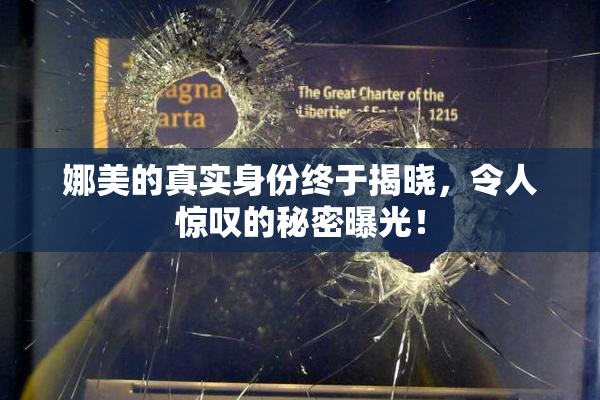 娜美的真实身份终于揭晓，令人惊叹的秘密曝光！