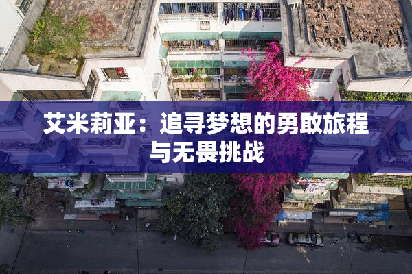 艾米莉亚：追寻梦想的勇敢旅程与无畏挑战