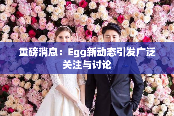 重磅消息：Egg新动态引发广泛关注与讨论