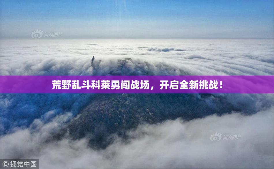 荒野乱斗科莱勇闯战场，开启全新挑战！