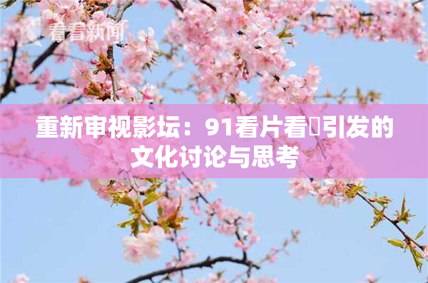 重新审视影坛：91看片看婬引发的文化讨论与思考