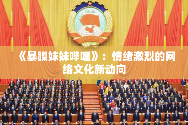 《暴躁妹妹哔哩》：情绪激烈的网络文化新动向