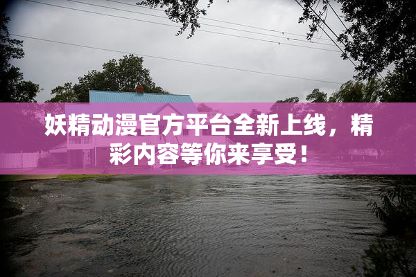 妖精动漫官方平台全新上线，精彩内容等你来享受！