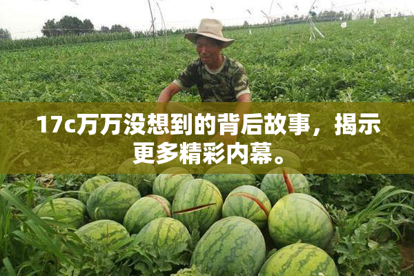 17c万万没想到的背后故事，揭示更多精彩内幕。
