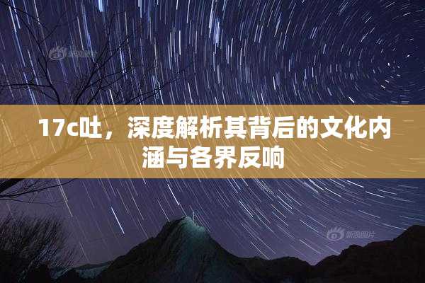 17c吐，深度解析其背后的文化内涵与各界反响