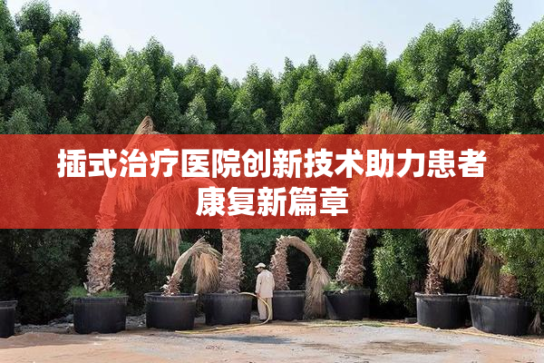 插式治疗医院创新技术助力患者康复新篇章