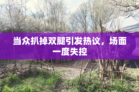 当众扒掉双腿引发热议，场面一度失控