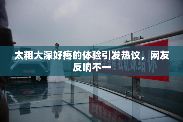 太粗大深好疼的体验引发热议，网友反响不一