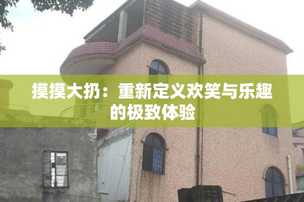 摸摸大扔：重新定义欢笑与乐趣的极致体验