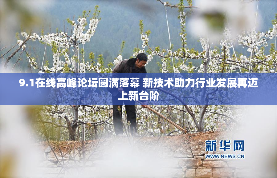 9.1在线高峰论坛圆满落幕 新技术助力行业发展再迈上新台阶