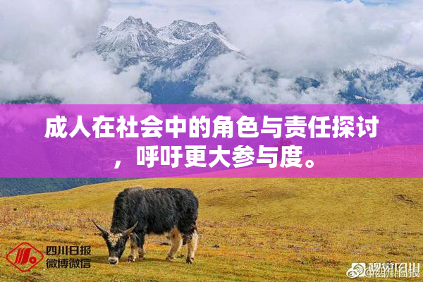 成人在社会中的角色与责任探讨，呼吁更大参与度。