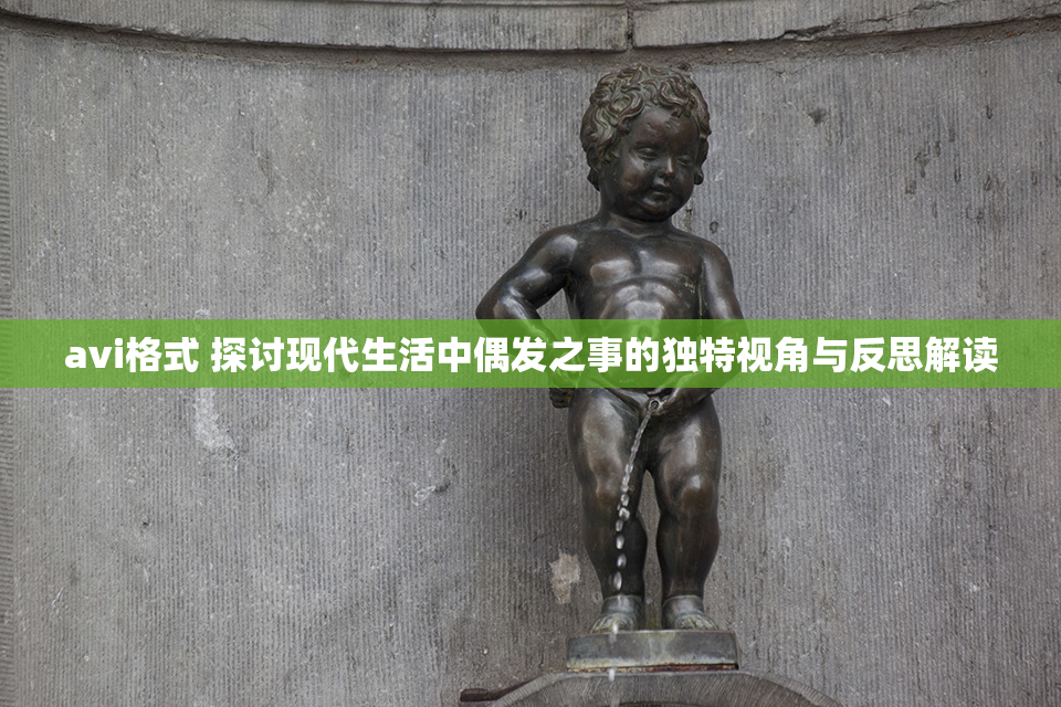 avi格式 探讨现代生活中偶发之事的独特视角与反思解读
