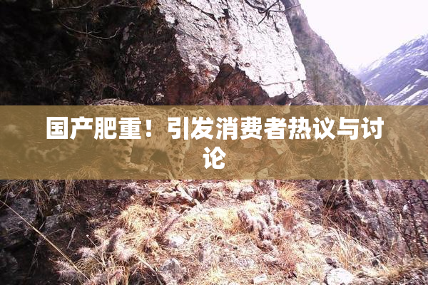 国产肥重！引发消费者热议与讨论