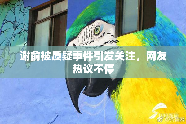 谢俞被质疑事件引发关注，网友热议不停