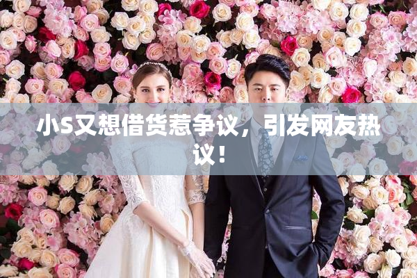 小S又想借货惹争议，引发网友热议！