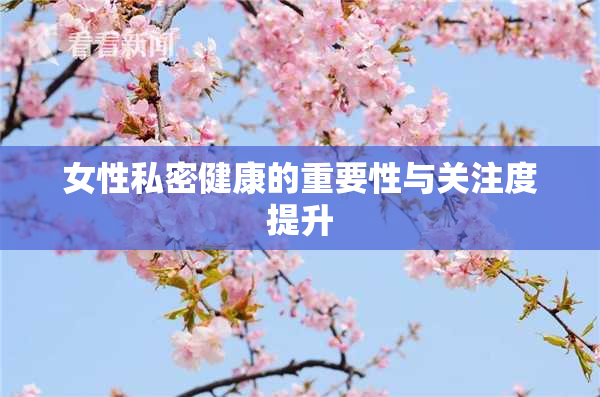 女性私密健康的重要性与关注度提升