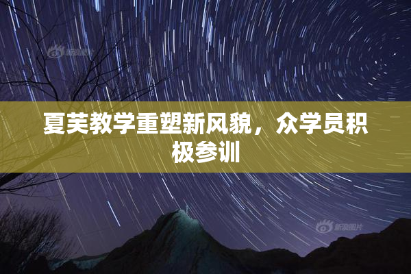 夏芙教学重塑新风貌，众学员积极参训