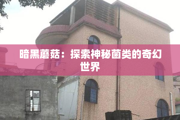 暗黑蘑菇：探索神秘菌类的奇幻世界