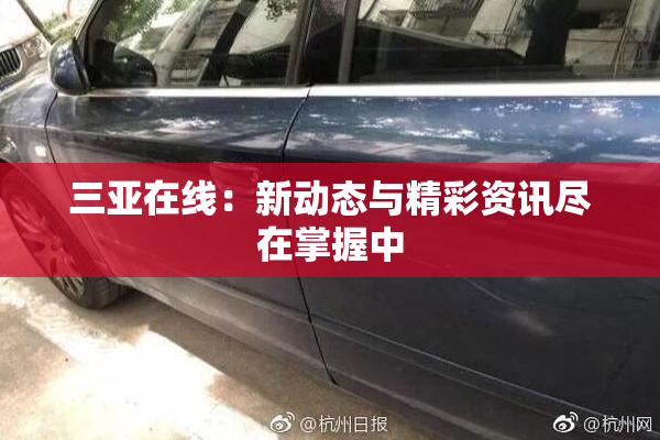 三亚在线：新动态与精彩资讯尽在掌握中