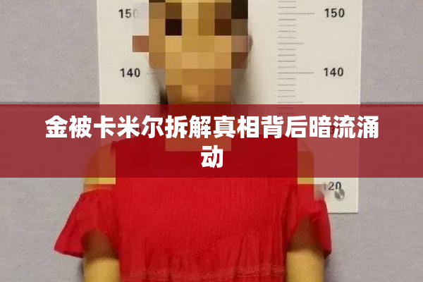 金被卡米尔拆解真相背后暗流涌动