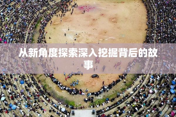 从新角度探索深入挖掘背后的故事