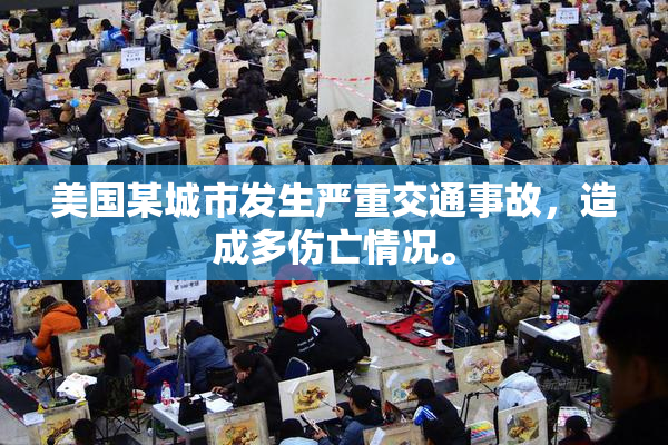 美国某城市发生严重交通事故，造成多伤亡情况。
