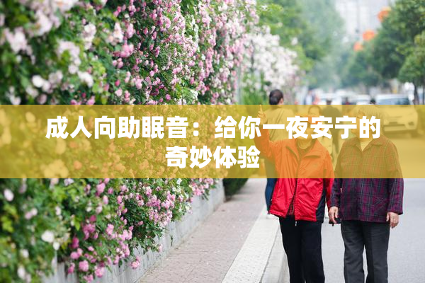 成人向助眠音：给你一夜安宁的奇妙体验
