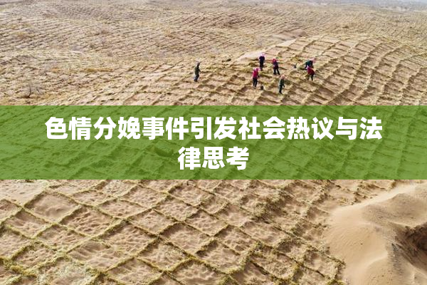 色情分娩事件引发社会热议与法律思考