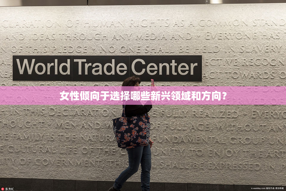 女性倾向于选择哪些新兴领域和方向？