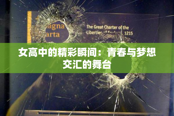 女高中的精彩瞬间：青春与梦想交汇的舞台
