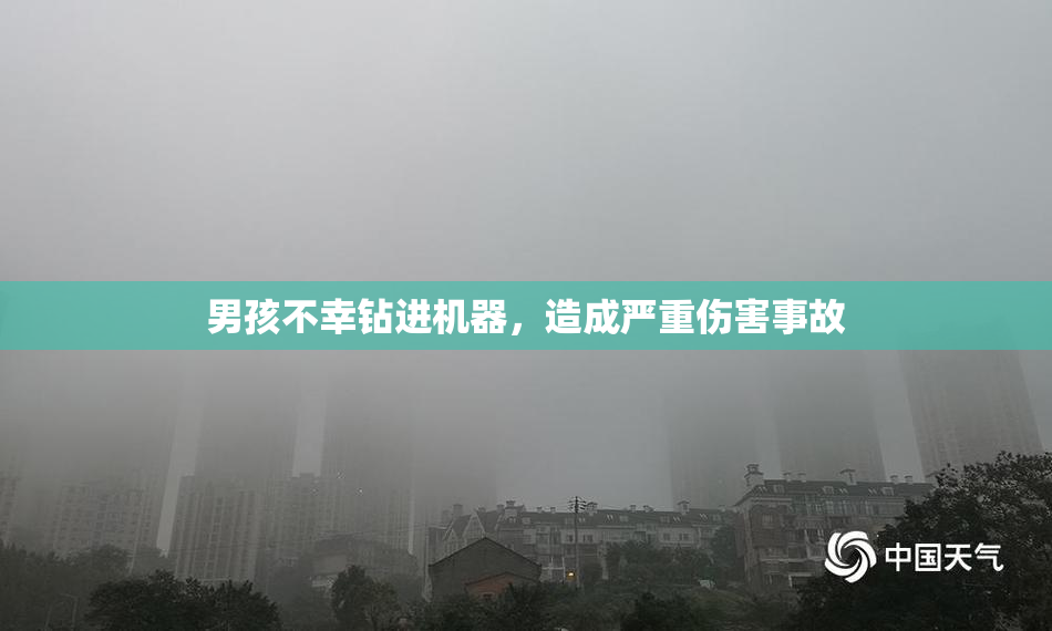 男孩不幸钻进机器，造成严重伤害事故