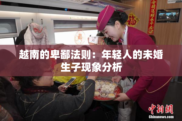 越南的卑鄙法则：年轻人的未婚生子现象分析