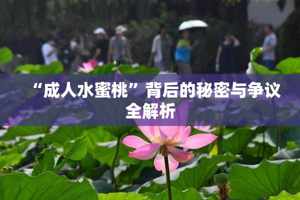 “成人水蜜桃”背后的秘密与争议全解析