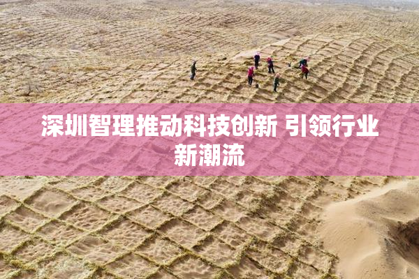 深圳智理推动科技创新 引领行业新潮流
