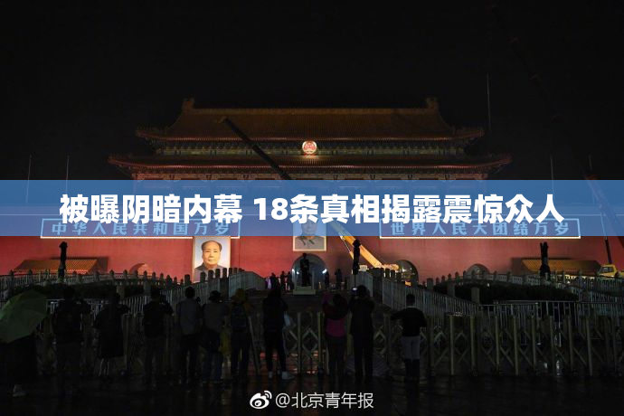 被曝阴暗内幕 18条真相揭露震惊众人