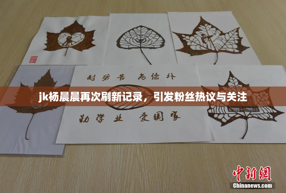 jk杨晨晨再次刷新记录，引发粉丝热议与关注