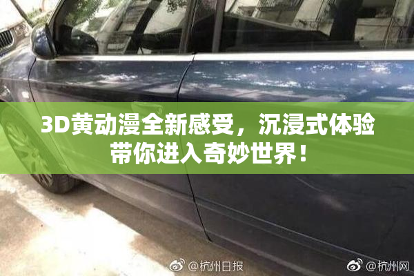 3D黄动漫全新感受，沉浸式体验带你进入奇妙世界！
