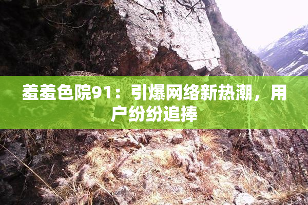 羞羞色院91：引爆网络新热潮，用户纷纷追捧